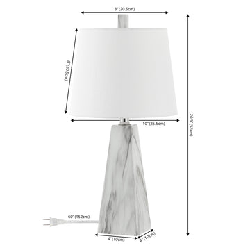Owen 20.5" Resin LED Table Lamp - JONATHAN Y